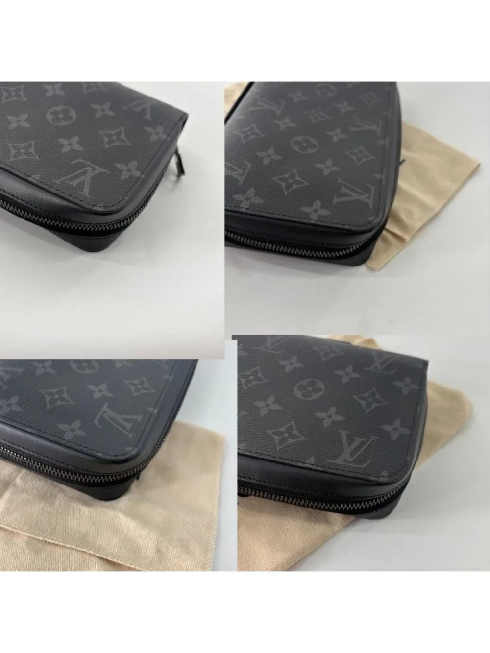 Louis Vuitton Monogram Eclipse Zippy XL Wallet